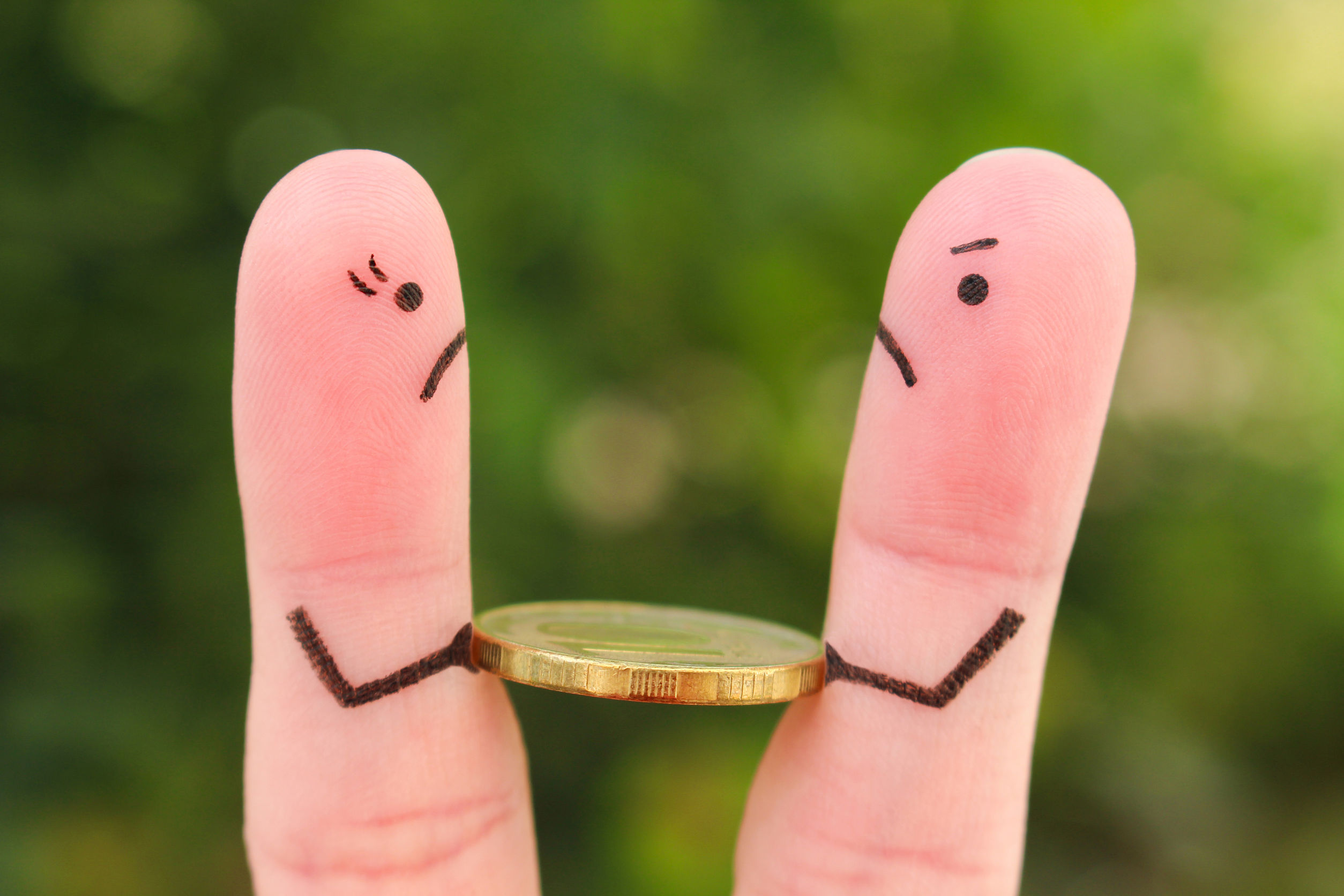 fingers smiley sad angry money worries killing your marriage finances