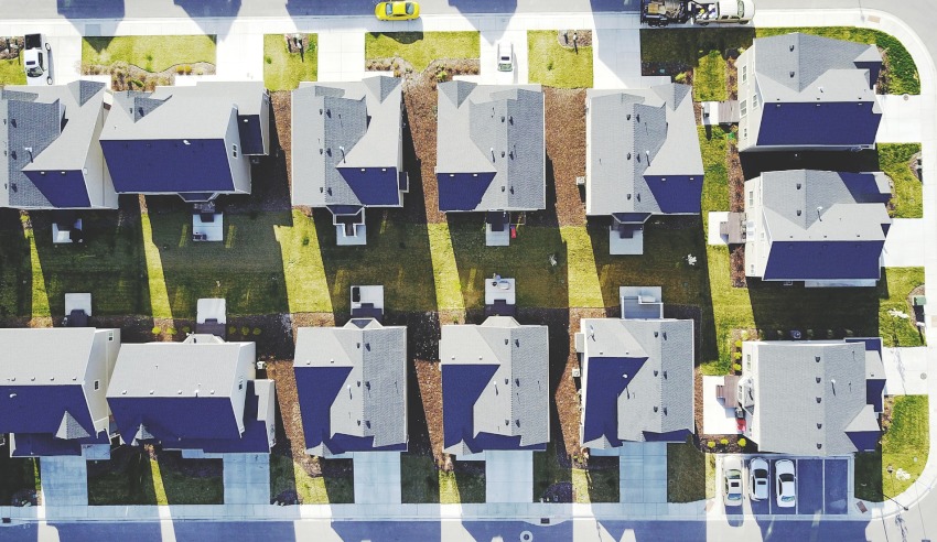 denser suburb living in a dense suburb keeps you healthier aerial view suburb houses