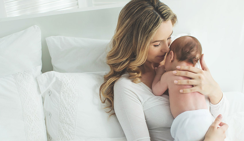 Mother and baby